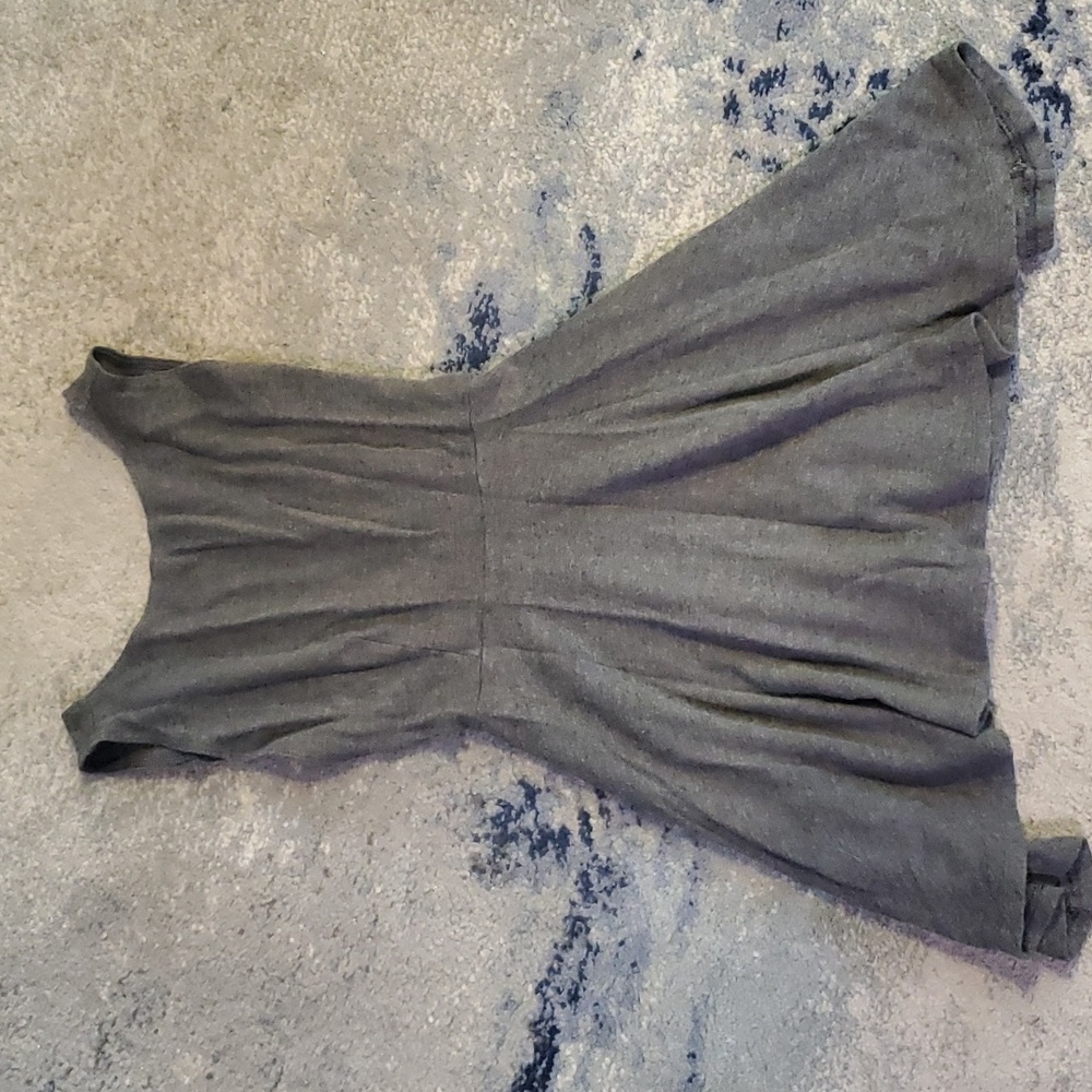 American apparel grey backless dress